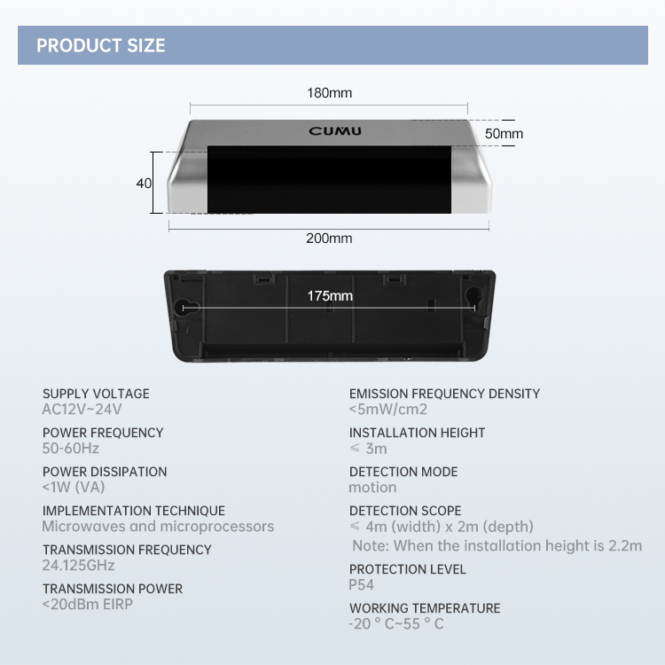 Microwave sensor for automatic doors_09