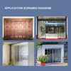 Heavy Duty Automatic Translation Overlapping Door Opener Motor CMD-200E