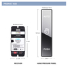 Wireless Induction Remote Control Mirror Electric Door Push Switch 