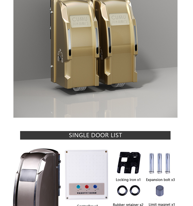 G-600 4X Automatic Roller Wheel Swing Gate Opener