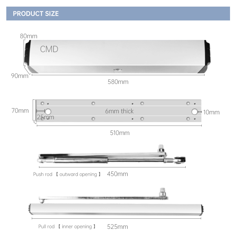 LED Display Automatic Swing Door Opener CMD-P80 for sale - CUMU