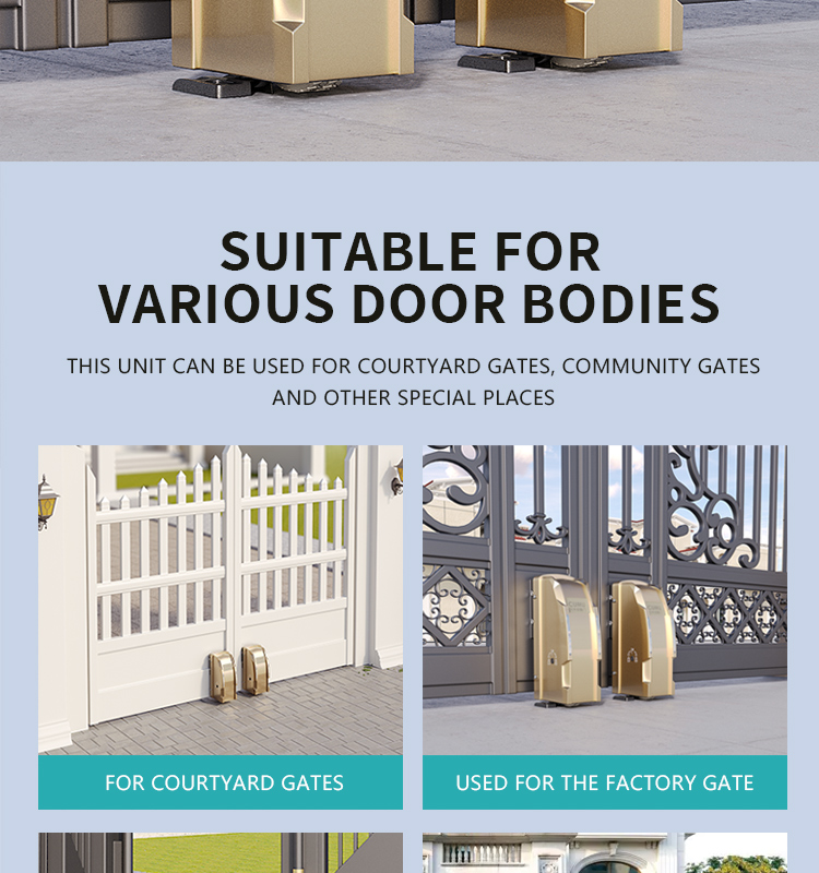 G-600 2X2 Automatic Roller Wheel Swing Gate Opener