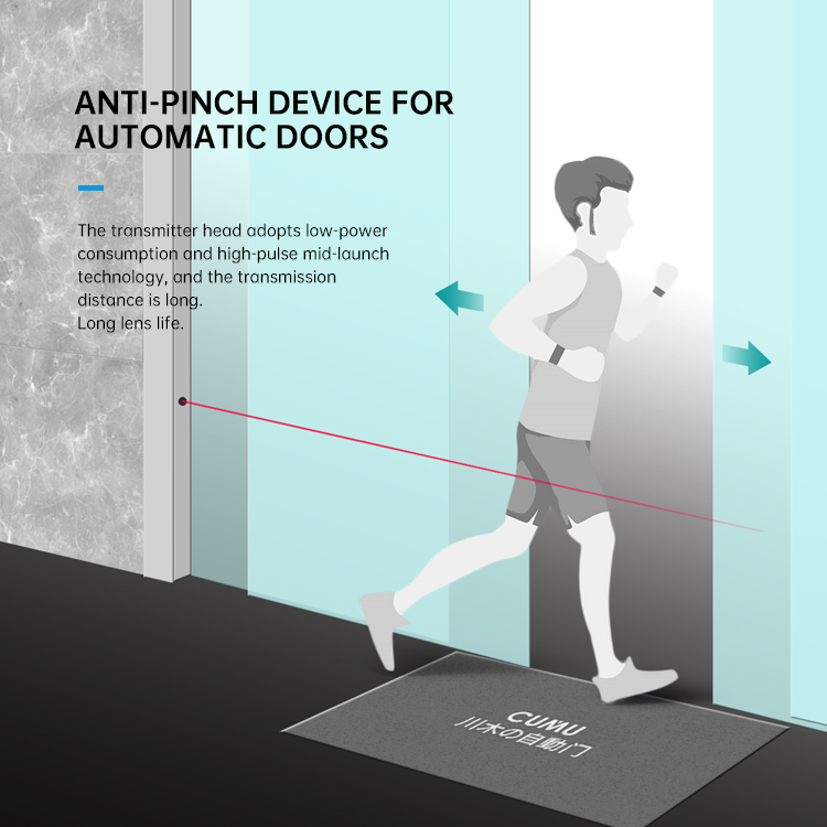 Automatic Sensor Door Anti-Clip Infrared Single And Double Beam Safety Light