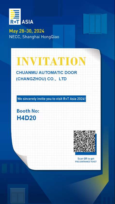 R+T Asia Window and Door Exhibition Invitation