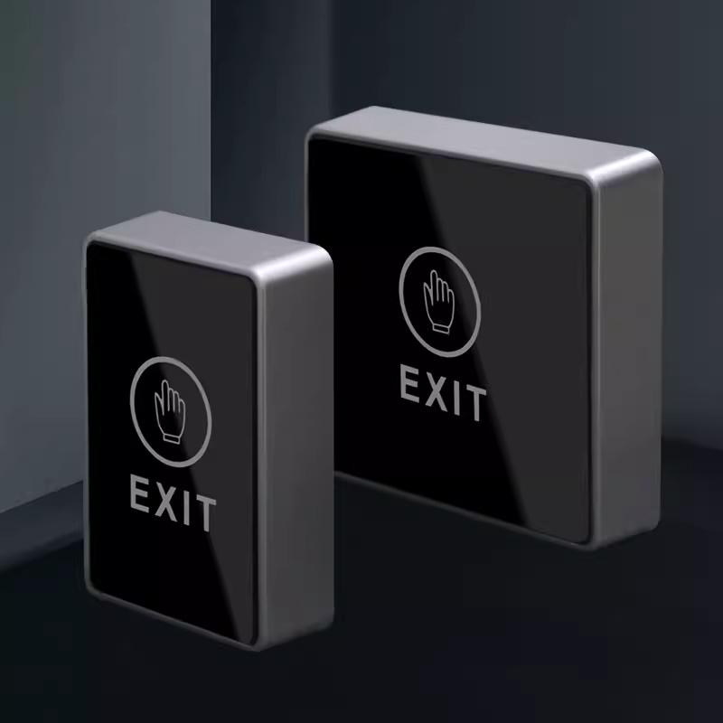Rectangular Square Automatic Door Entry And Exit Touch Switch Panel Button