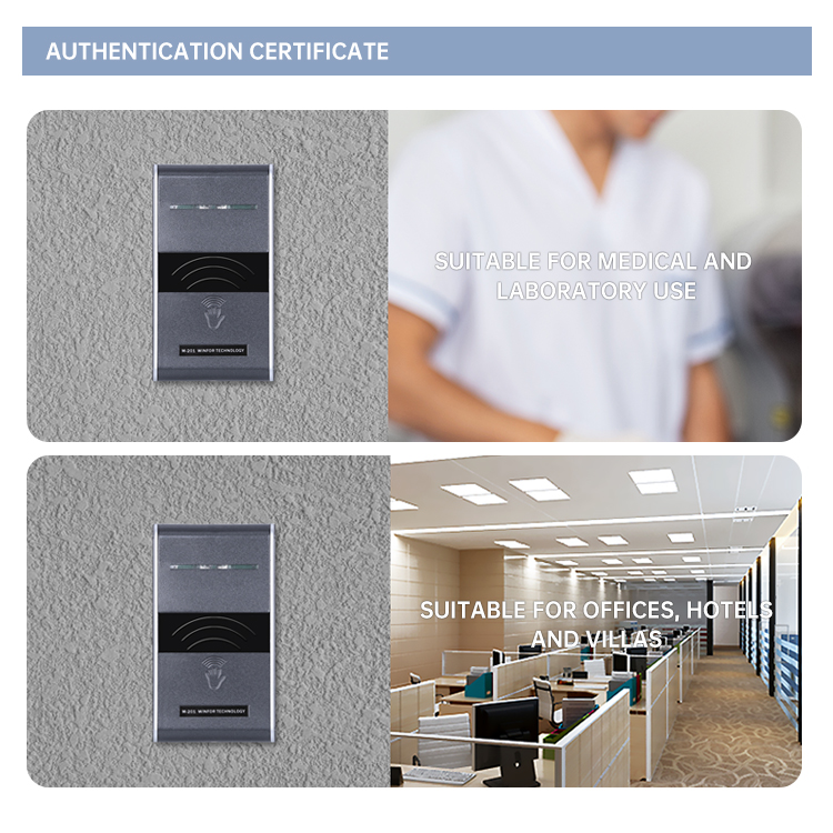 Adjustable Sensing Distance Touch-Free Infrared Induction Automatic Door Exit Button Switch Access Control Set