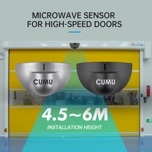 Automatic Sliding Door Electric Fast Door 24g Microwave Sensor