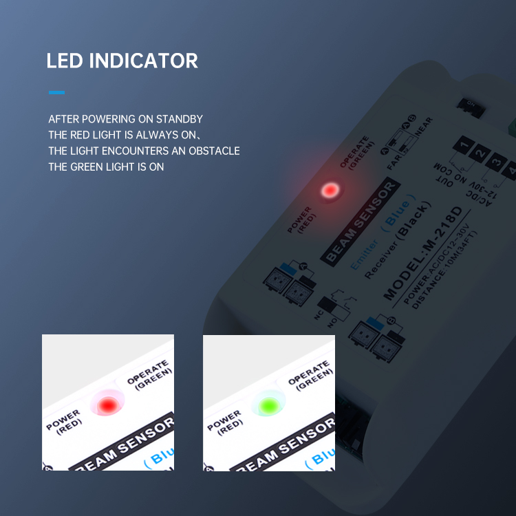 Automatic Sensor Door Anti-Clip Infrared Single And Double Beam Safety Light